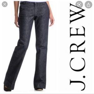 J Crew City Fit wide leg denim trousers size 4